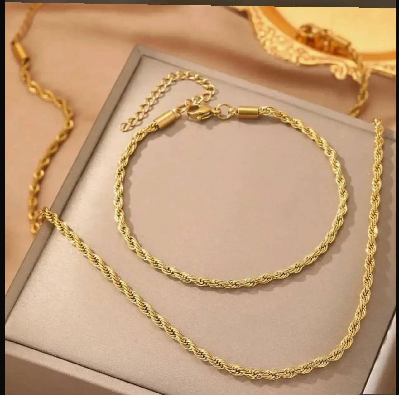 Rope Stainless Steel Necklace - Image 3