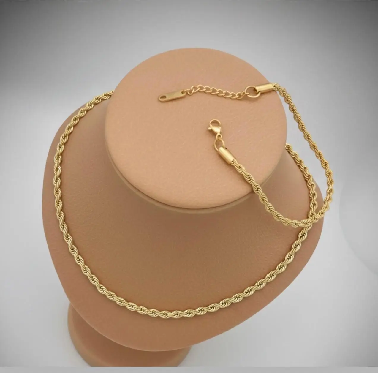 Rope Stainless Steel Necklace - Image 2