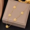 Golden Petal Necklace